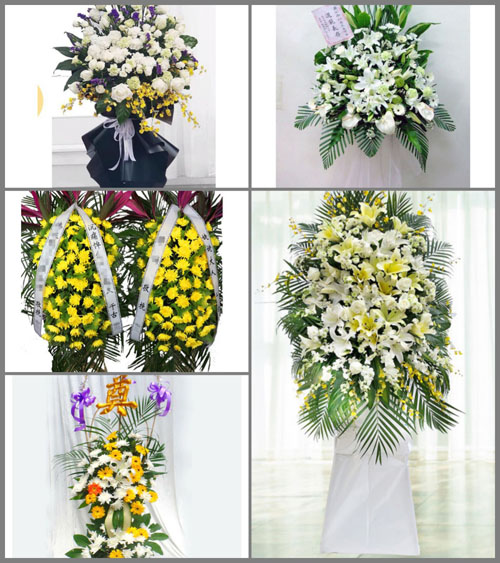 福建泉州南安市霞美镇西山村白事花篮预定